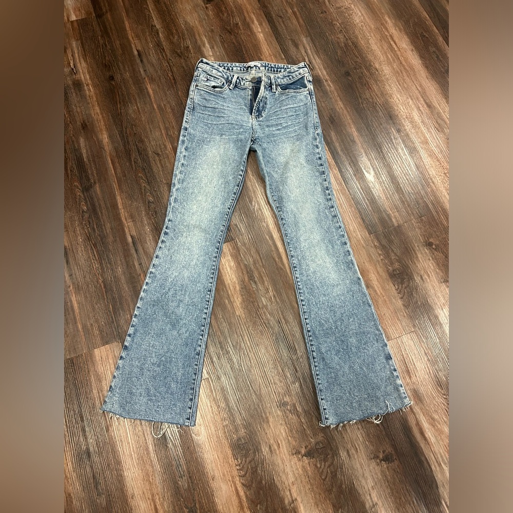Dear John Blue Flare Wide Leg Jeans